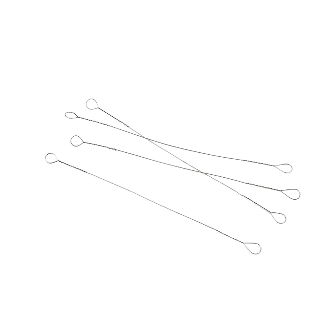 Set of four durable replacement wires for marble cheese slicers, designed for precision slicing, featured for Kitchen & Food, Food Prep, Choppers and Cutters, Best Sellers, and Promo Eligible collections.