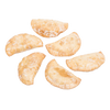 Six handcrafted blueberry fry pies with golden-baked crusts, part of Kitchen & Food, Snacks and Sweets, USA Made, and Best Sellers collections.