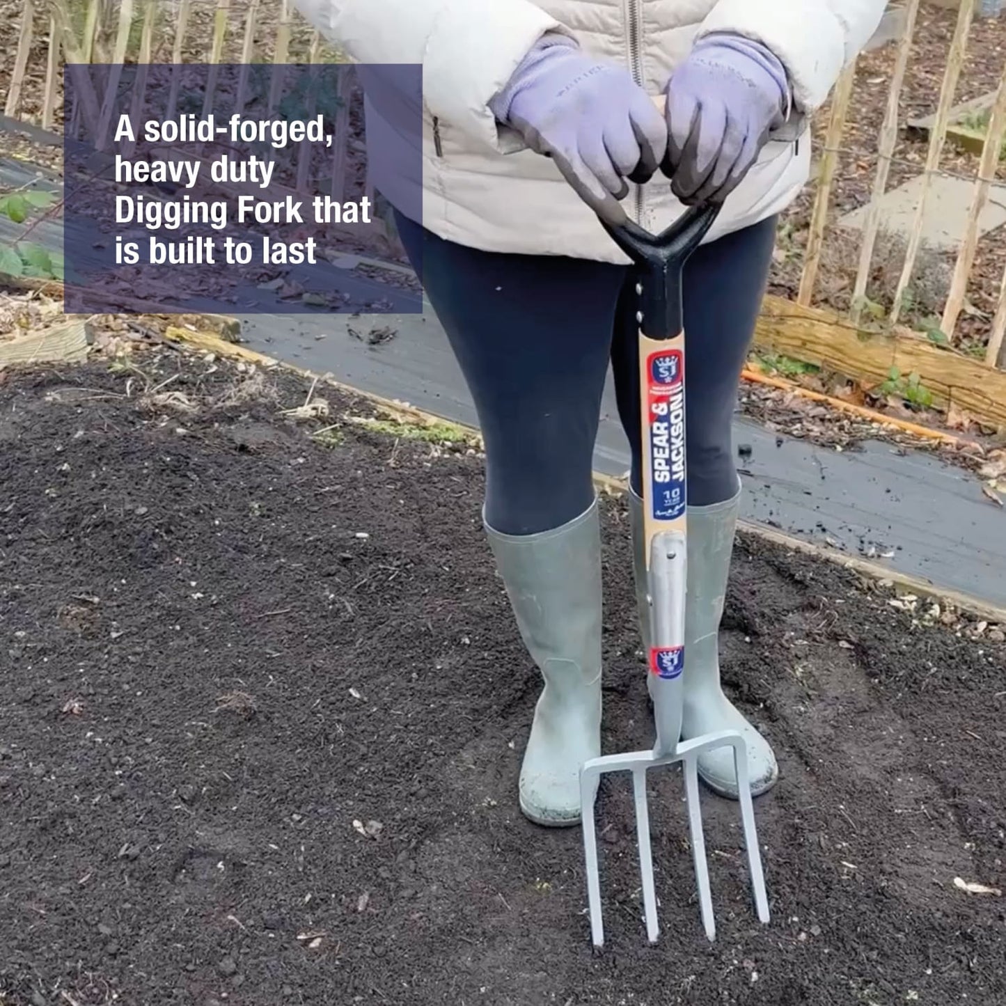 Spear & Jackson Neverbend Carbon Digging Fork