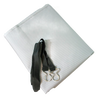 Gray heavy-duty outdoor air conditioner cover with 72-inch elastic strap and metal clasp, designed for protecting units from weather, featured in Home & Decor and Household Helpers.