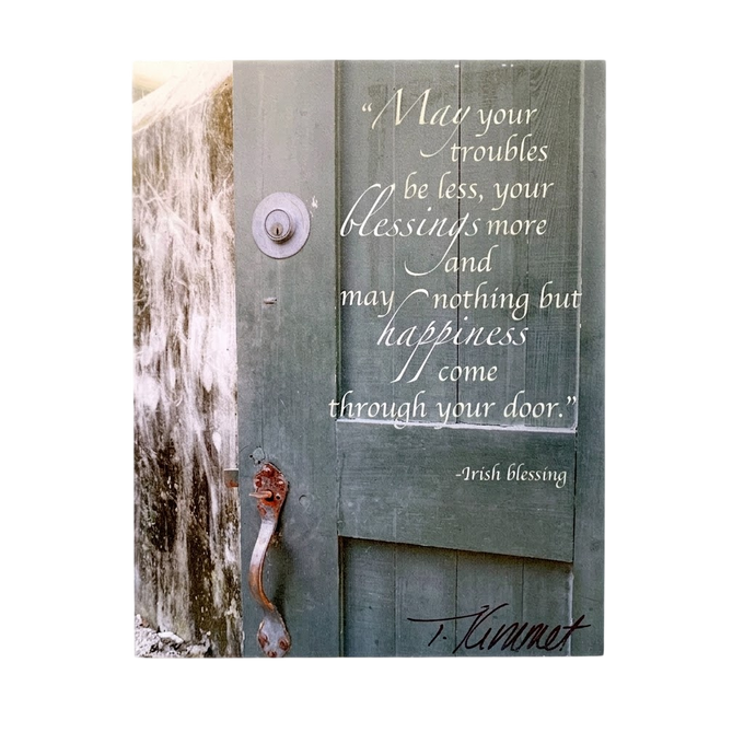 Rope Plaque with Bible Verse/Quote - 11"x14" Wall Art