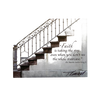 Handcrafted 5"x7" plaque featuring a vintage staircase with an inspiring Martin Luther King Jr. quote, perfect uplifting decor for Home & Decor, Best Sellers, and Promo Eligible collections.