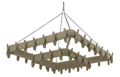 Supreme Hanging Clothes Dryer with 44 Clothespins