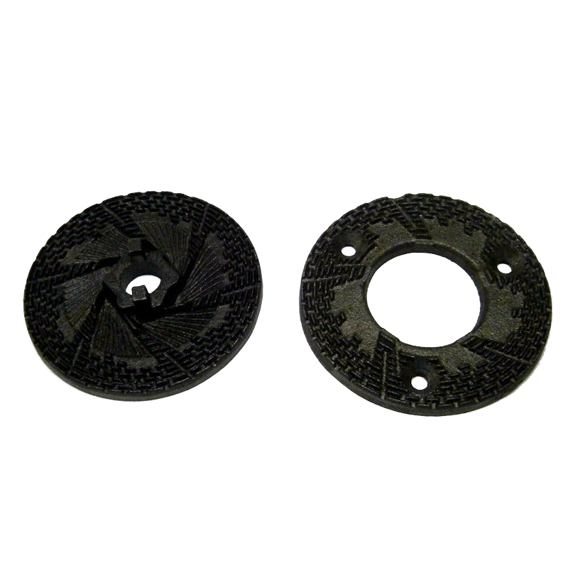 Set of finely crafted grinding burrs designed for precise texture control in grain mills, ideal for Kitchen & Food, Grain Mills, Best Sellers, Bread Making Supplies, and Promo Eligible collections.