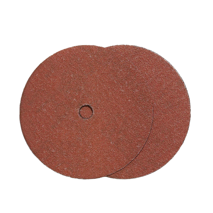 Two reddish-brown abrasive discs with textured surfaces, designed for use in kitchen and food sharpening tools, suitable for sharpening collections and maintenance accessories.