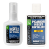 Set of two insect repellent containers with 20% Picaridin, including spray and lotion, designed to repel mosquitoes and ticks for up to 14 hours, ideal for Farm, Garden & Tool, Camping, and Best Sellers collections.