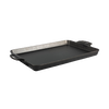 Heavy-duty cast iron baking pan with two handles, featuring a pre-seasoned surface for even cooking, part of Kitchen & Food, Cookware, Cast Iron, Baking Supplies, USA Made, Best Sellers, and Promo Eligible collections.