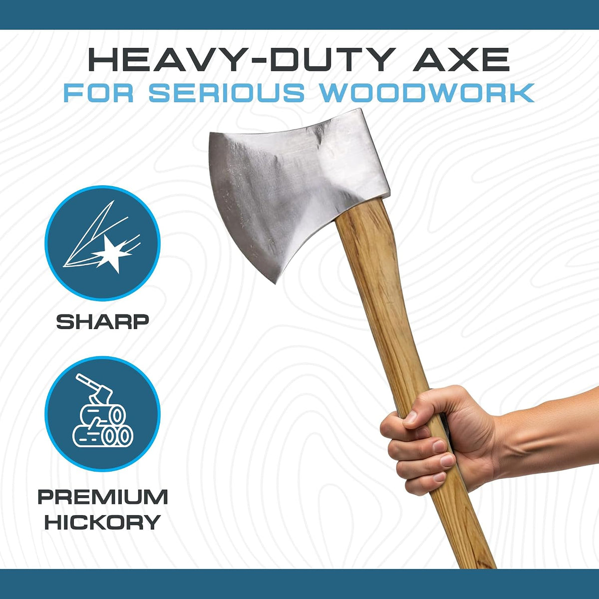 Prandi Lumberjack Axe Classic, 5.29-Lb Head