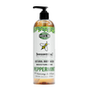 Handcrafted peppermint natural body wash with moisturizing honey and aloe, sulfate-free and made in USA, featured in Health & Wellness, Grooming and Personal Hygiene, Soaps, USA Made, and Best Sellers collections.