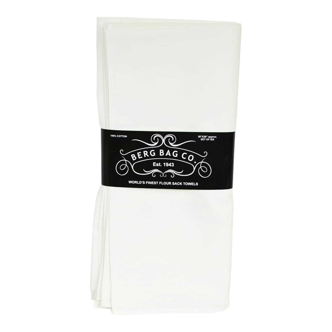 Flour Sack Kitchen Towels - Pack of 6