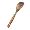 Handcrafted pakkawood corner spoon 12" featuring colorful, stain and heat-resistant layered patterns with a sturdy, ergonomic design, part of Kitchen & Food, Kitchen Gadgets, Cooking and Baking Helpers, Storage and Serving, Best Sellers, Promo Eligible collections.