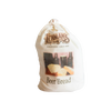 Soft fabric drawstring bag featuring handcrafted Amish-style beer bread mix with rustic branding, ideal for Kitchen & Food, Pantry, Dry Goods and Mixes, Best Sellers collections.