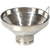 Large stainless steel milk strainer with wide funnel shape and locking handle, crafted for durability and farmhouse use, featured in Farm, Garden & Tool, Animal Care, Best Sellers, and Promo Eligible collections.