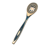 Handcrafted pakkawood slotted spoon with bold color patterns, sturdy and heat resistant, perfect for Kitchen & Food, Kitchen Gadgets, Cooking and Baking Helpers, Storage and Serving, and Best Sellers collections.