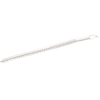 Flexible white bristle brush with spirally wound design for cleaning upper dryer lint traps, handcrafted and made in USA, featured in Home & Decor and Household Cleaning collections.