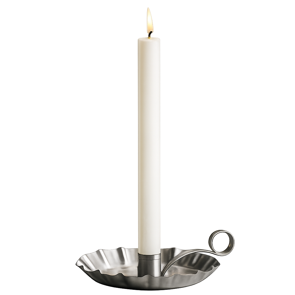 10" White Dripless Candles - Pack of 12