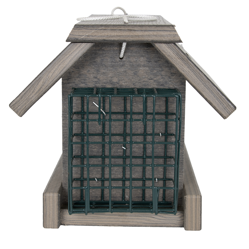 Large Polywood Bird Feeder with Suet Bin – Amish Made