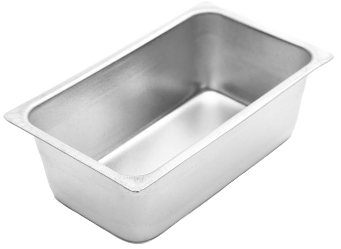 Mini Tin-Plated Steel Bread Pan – 4"
