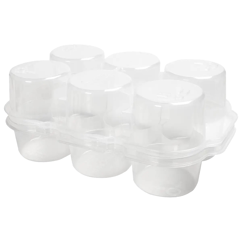 Compact clear plastic storage container designed to safely hold and separate canning jars, ideal for food preservation, kitchen organization, and best sellers collections.