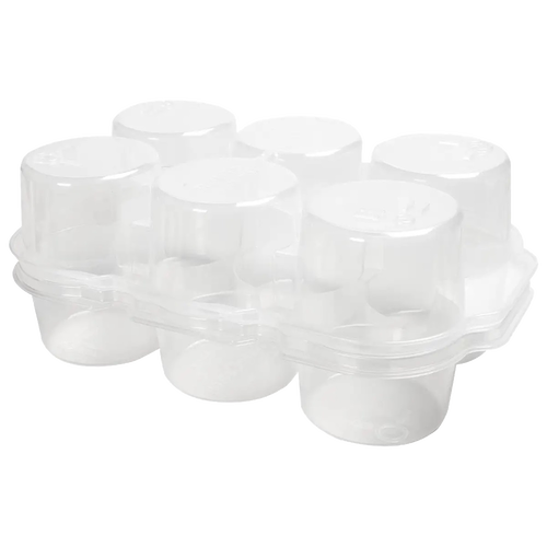 Compact clear plastic storage container designed to safely hold and separate canning jars, ideal for food preservation, kitchen organization, and best sellers collections.