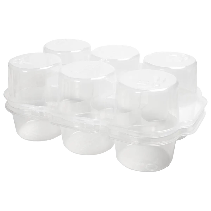 Compact clear plastic storage container designed to safely hold and separate canning jars, ideal for food preservation, kitchen organization, and best sellers collections.