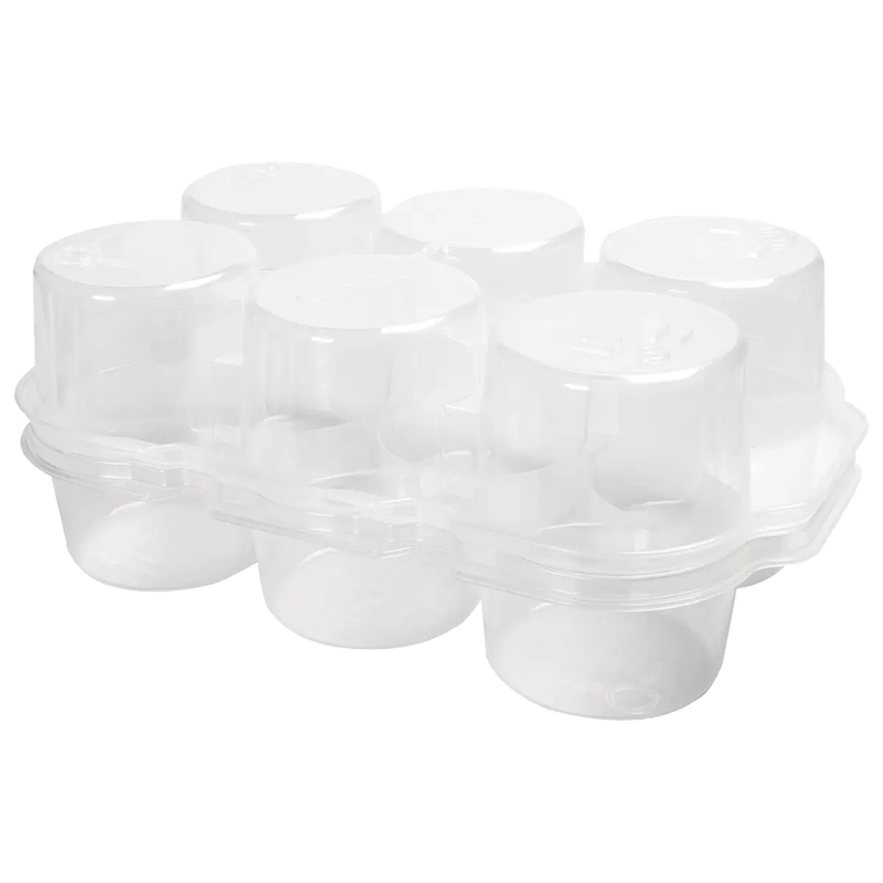 Compact clear plastic storage container designed to safely hold and separate canning jars, ideal for food preservation, kitchen organization, and best sellers collections.