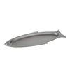Handcrafted cast iron grill pan shaped like a fish, designed to sear whole or filet fish up to 12 inches, suitable for Kitchen & Food, Cast Iron, Grilling, and Best Sellers collections.