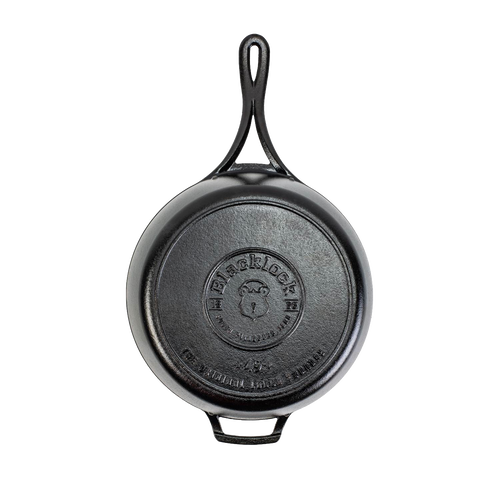 Handcrafted cast iron deep skillet with lid, triple seasoned for a durable nonstick finish, made in USA, featured in Kitchen & Food, Cookware, Cast Iron, Best Sellers, and Promo Eligible collections.