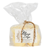 Clear cellophane bag tied with rustic twine, containing six pale yellow scented wax drops labeled with elegant script for uplifting Christmas Cookie aromas, ideal for Home & Decor, Decor, Best Sellers, Promo Eligible, and Sale collections.