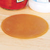Round rubber jar opener with textured surface designed to grip lids securely, protecting hands while opening jars, crafted for Kitchen & Food, Kitchen Gadgets, and USA Made collections.