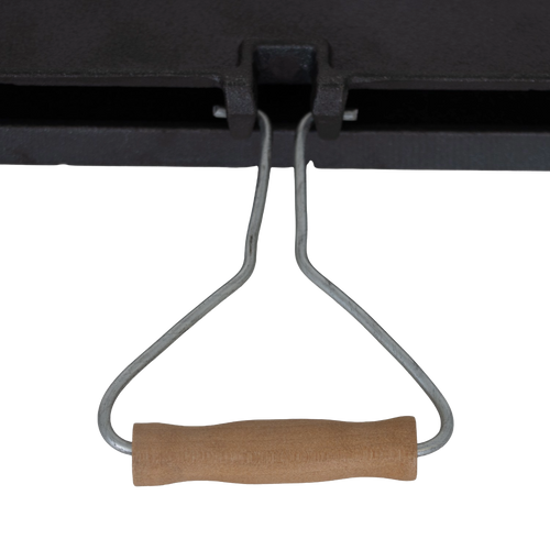 Lehman's Kitchen Compact Cast Iron Flip Griddle & Sandwich Press