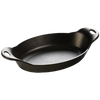 Pre-seasoned cast iron oval mini server with dual handles, crafted in USA for versatile cooking and serving, featured in Kitchen & Food, Cast Iron, and Best Sellers collections.