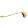 Long hand-carved wooden dipper made of beech wood with a smooth rounded bowl and hooked handle, designed for serving, part of Kitchen & Food, Storage and Serving, and Best Sellers collections.