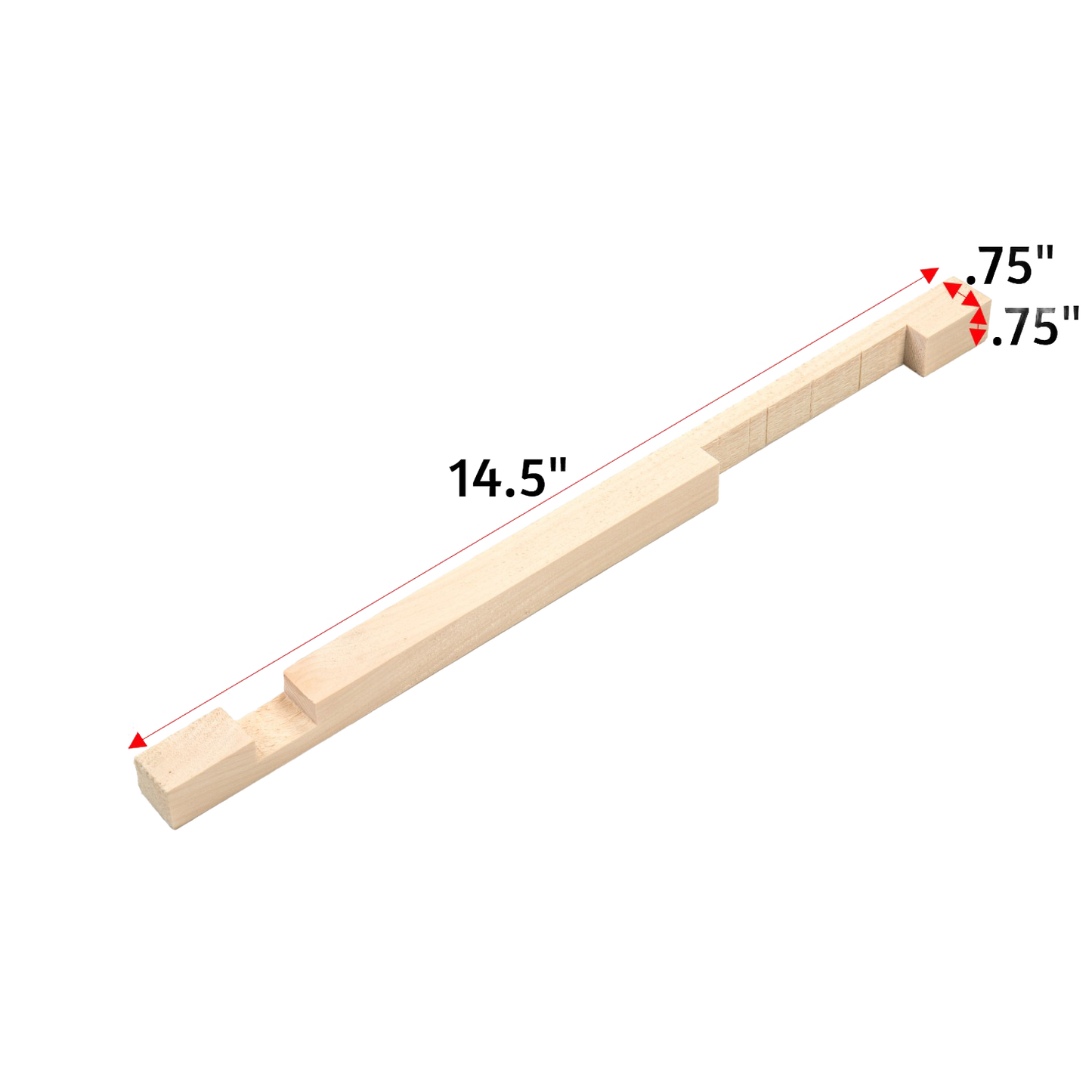 Handcrafted unfinished wooden entrance reducer crafted by Amish artisans in Ohio, designed to protect beehives from intruders, part of Farm, Garden & Tool and Beekeeping Supplies collections.