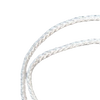 Close-up of a braided white cotton wick designed for mason jar lids with inserts, suitable for lamps and lighting repairs in parts, accessories, and wicks collections.