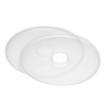 Two translucent round fruit roll sheets designed to fit Presto dehydrator trays, ideal for making homemade fruit leather and healthy snacks, featured in Kitchen & Food and Food Preservation collections.
