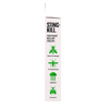 Side view of Sting Kill disposable swabs packaging showing instant relief for bites and stings from bees, wasps, mosquitoes, jellyfish, and other insects, highlighting USA Made health and wellness product.