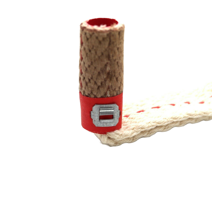 Close-up of a durable wick with reinforced red collar and metal fastener, designed for gas burner use, featured in Appliances, Refrigerators and Freezers, and Best Sellers collections.