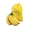 Bright yellow drawstring bag labeled for bananas, made of food-grade material, designed to keep fruit fresh longer, featured in Kitchen & Food, Storage and Serving, and Best Sellers collections.