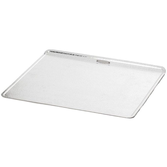 Heavy-gauge recycled aluminum baking sheet with a unique pebble-textured surface for even browning and easy cookie release, suitable for Kitchen & Food, Cookware, Baking Supplies, and Best Sellers collections.