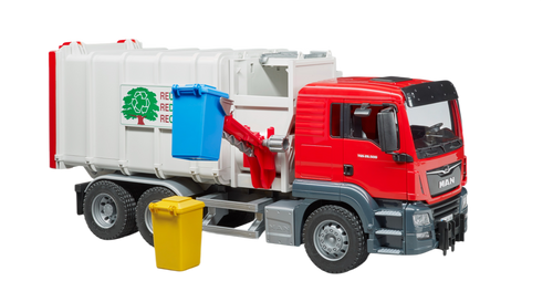 Bruder Toys Man Tgs Side Loading Garbage Truck