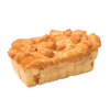 Loaf of soft, freshly baked peach bread featuring a golden crust with visible peach pieces, handcrafted in Amish Country, part of Kitchen & Food, Snacks and Sweets, USA Made collections.