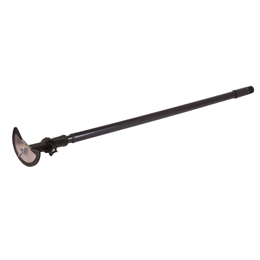 Long telescoping gutter cleaning tool with stainless steel blade and rubber edge, designed for farm, garden, and lawncare tasks, featured in best sellers and promo eligible collections.