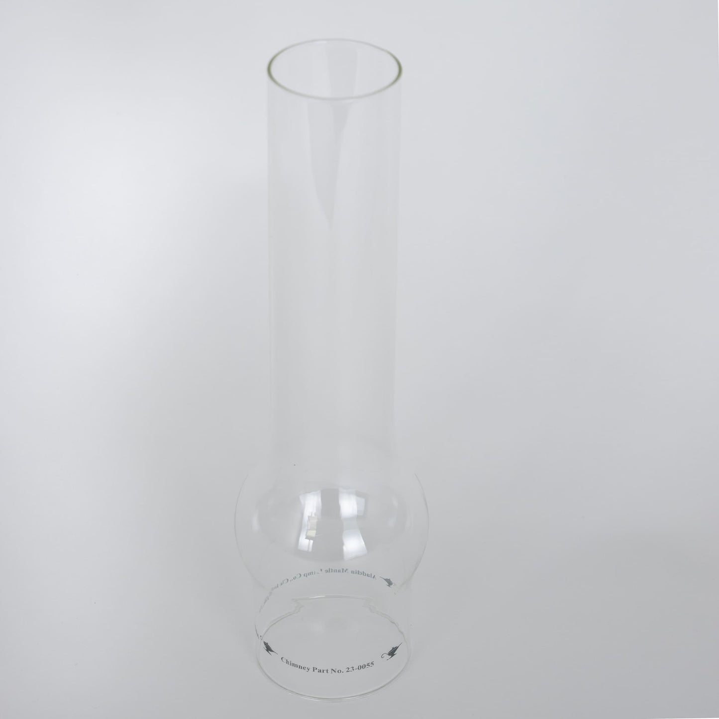 Clear glass replacement chimney designed to fit deluxe brass hanging lamps, ideal for Lamps & Lighting, Parts and Accessories, Chimneys and Globes, and Best Sellers collections.
