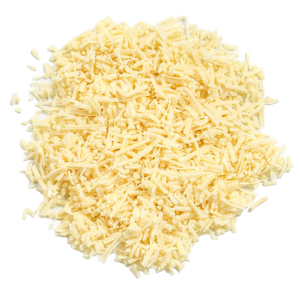 Handcrafted freeze-dried shredded parmesan cheese with a long shelf life, perfect for use in Kitchen & Food, Freeze Dried, USA Made, and Best Sellers collections.