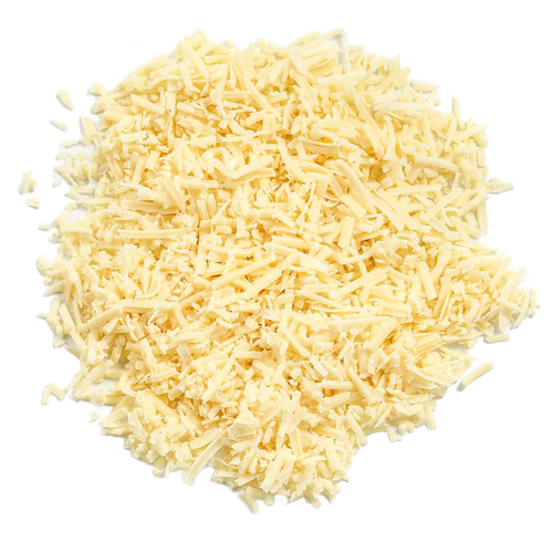 Handcrafted freeze-dried shredded parmesan cheese with a long shelf life, perfect for use in Kitchen & Food, Freeze Dried, USA Made, and Best Sellers collections.