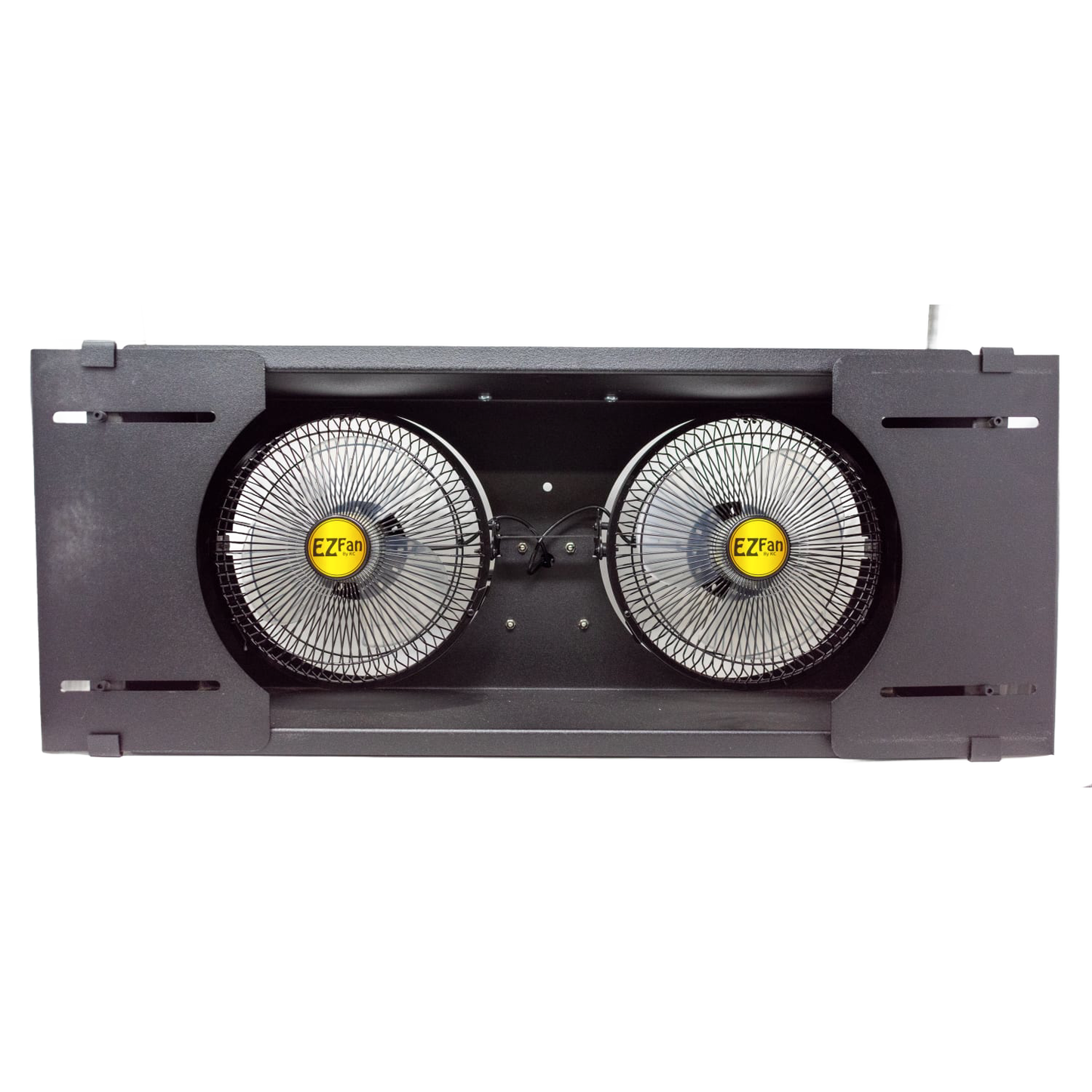 Battery-operated window fan featuring dual 9-inch fans for powerful airflow, designed for flexible cooling in Home & Decor, Farm, Garden & Tool, Emergency Supplies, and Household Helpers collections.