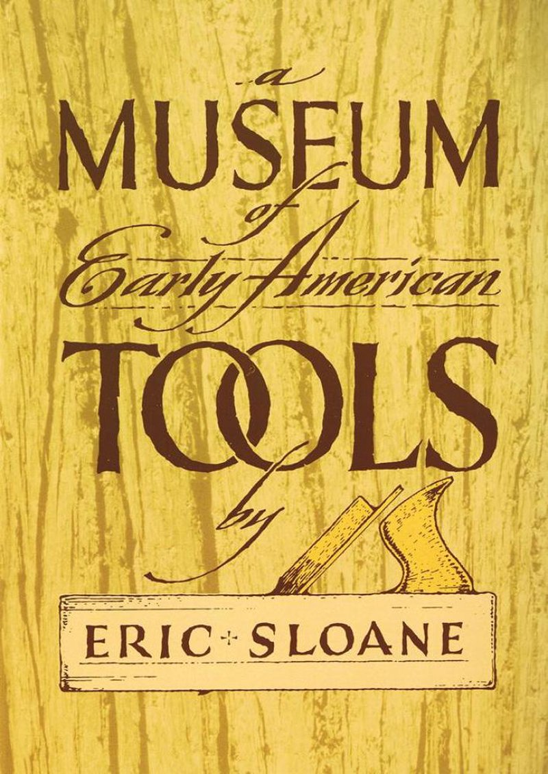 Vintage-style book cover featuring handwritten script and illustrations of hand tools on a wood grain background, ideal for Toys, Books & Games and Home and Garden How-To Books collections