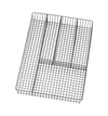 Large grid-patterned silverware tray organizer with five compartments, designed to neatly arrange cutlery and utensils, suitable for Kitchen & Food and Kitchen Accessories collections.