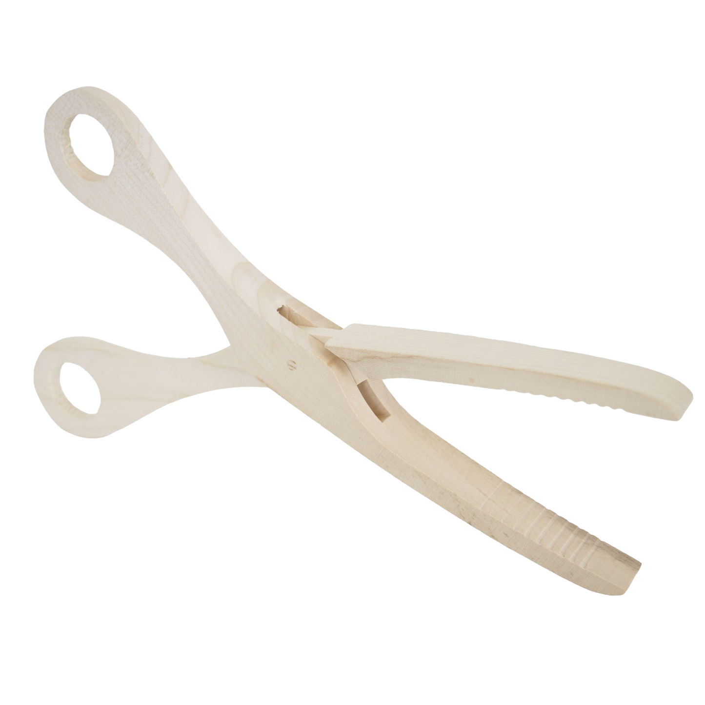 German-Made Maple Scissor Tongs